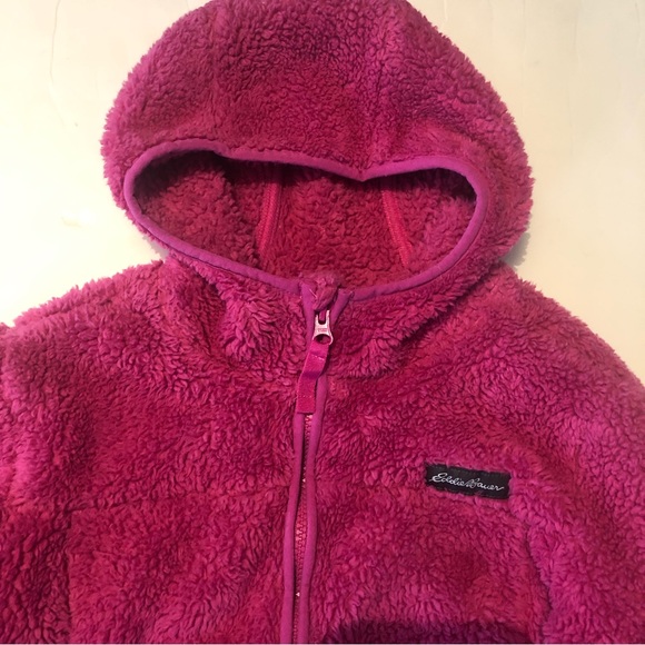 Eddie Bauer Fleece Hooded Jacket - Picture 2 of 6